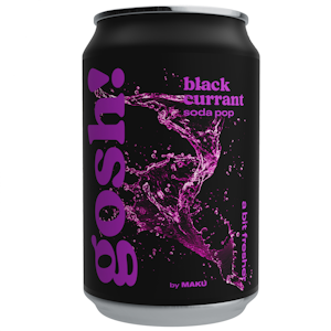 Gosh! Blackcurrant Soda Pop virvoitusjuoma 0,33l