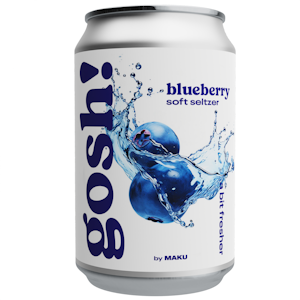 Gosh! Blueberry Soft Seltzer 0,33l