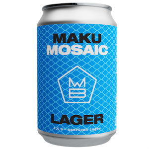 Maku Mosaic Lager olut 4,5% 0,33l gluteeniton