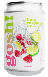 Gosh! Lime Raspberry Soft Seltzer 0,33l