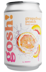 Gosh! Grapefruit Peach Soft Seltzer 0,33l