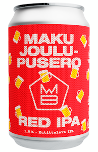 Maku Joulupusero Red IPA olut 5% 0,33l