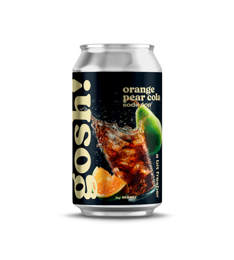 Gosh Tangerine Pear Cola Soda Pop virvoitusjuoma 0,33l - HoReCa-tukku ...