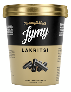 Jymy Luomujäätelö 500ml Lakritsi