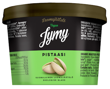 Jymy Luomujäätelö Paahdettu Pistaasi 75ml