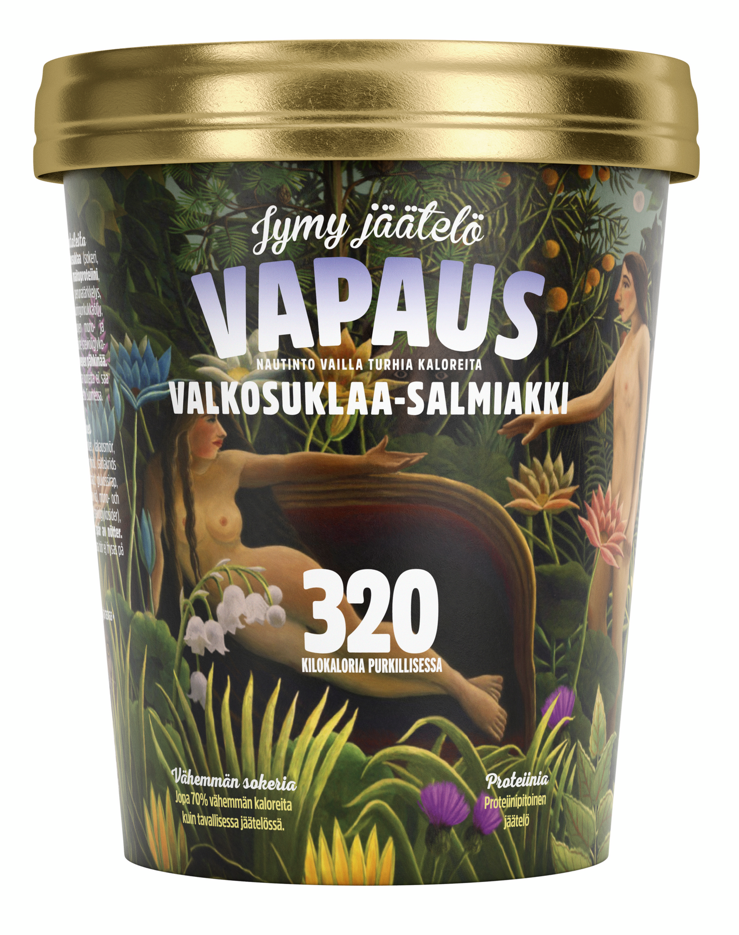 Vapaus valkosuklaa-salmiakkijäätelö 500ml