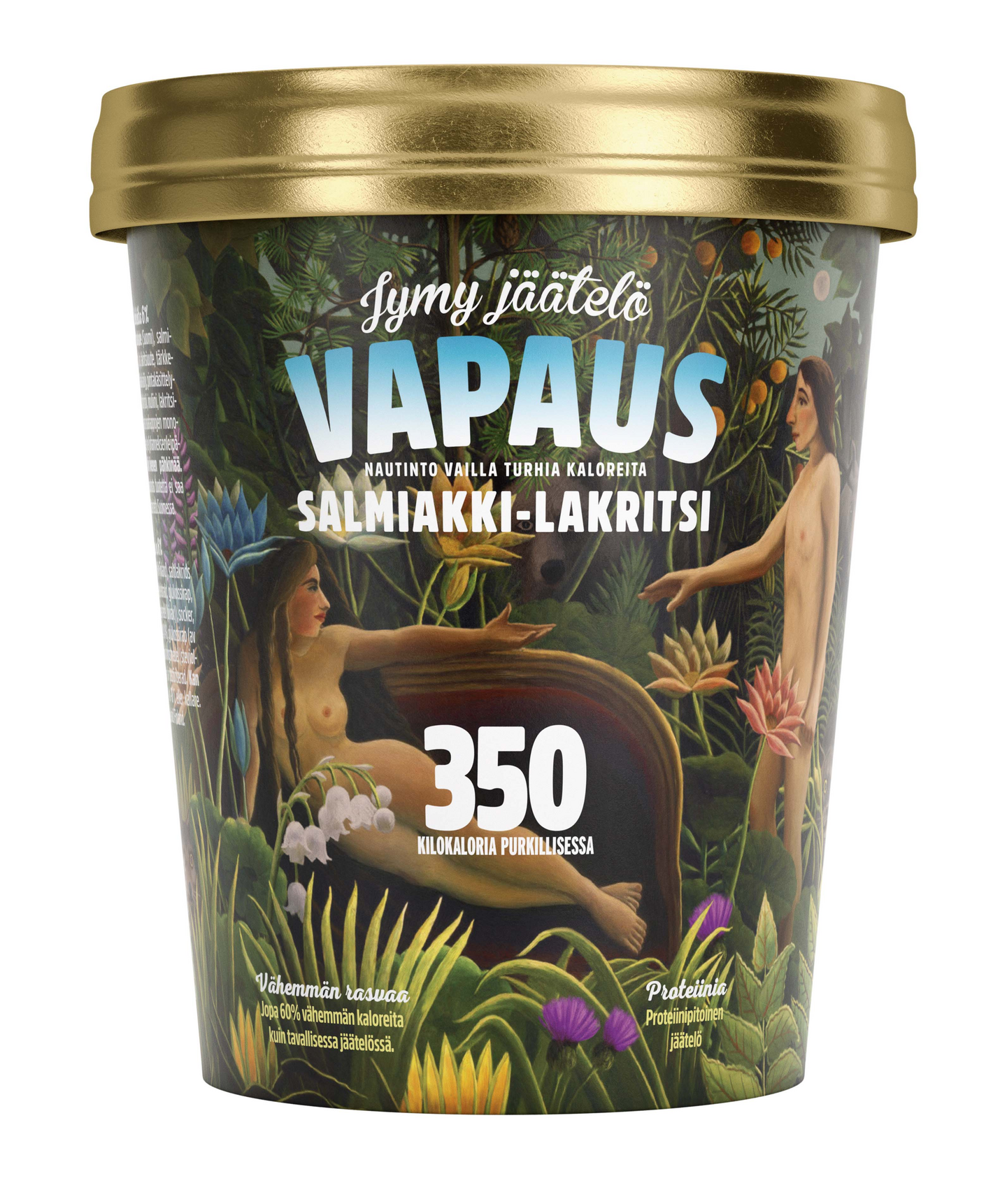 Vapaus salmiakki-lakritsijäätelö 500ml