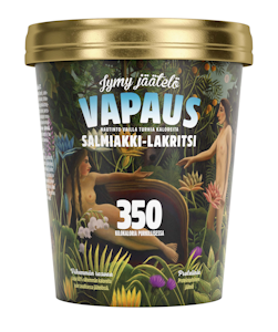 Vapaus salmiakki-lakritsijäätelö 500ml