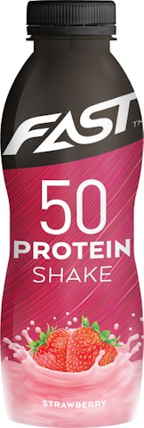 Fast protein 500ml shake mansikka
