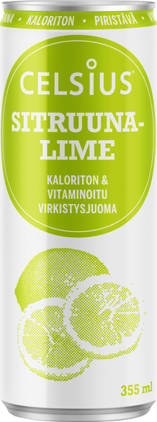 Celsius 355ml sitruuna-lime