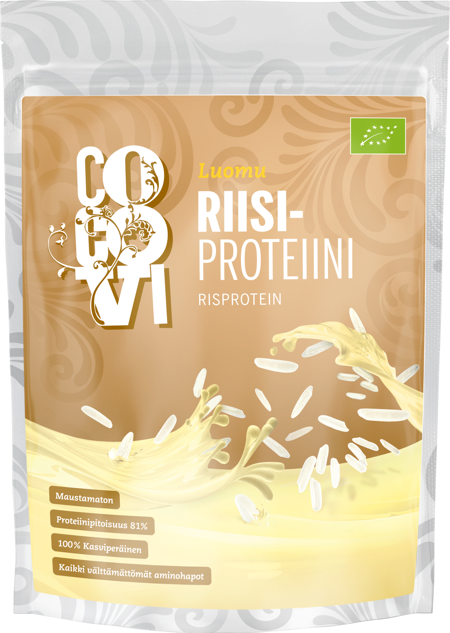 Cocovi Riisiproteiini 500g luomu | K-Ruoka Verkkokauppa