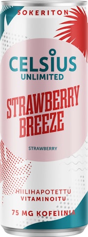 Celsius Unlimited Strawberry Breeze 0,355l