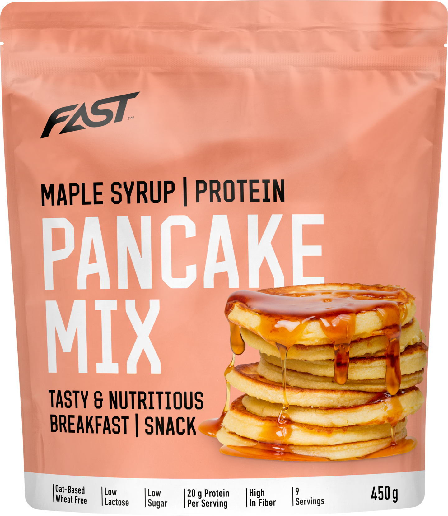 FAST Protein Pancake Mix 450 g Maple syrup