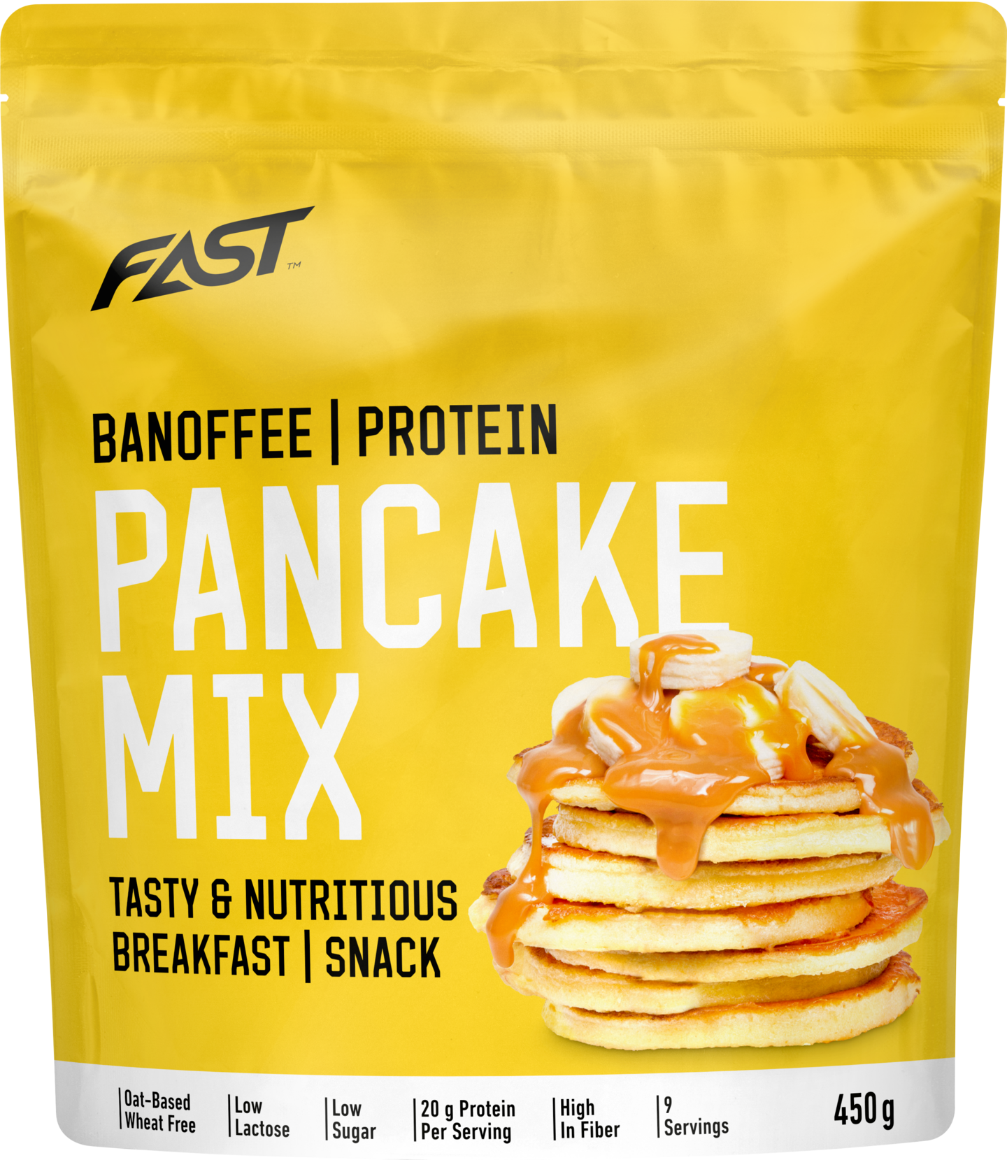 FAST Protein Pancake Mix 450 g Banoffee