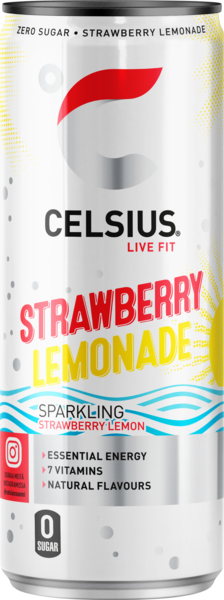 Celsius Strawberry Lemonade energiajuoma 0,355l VARTTILAVA