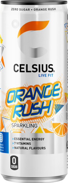 Celsius Orange Rush energiajuoma 0,355l