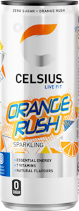 Celsius Orange Rush energiajuoma 0,355l PUOLILAVA