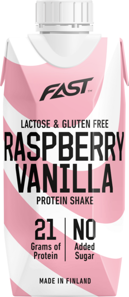 Fast protein shake 0,25l vadelma-vanilja