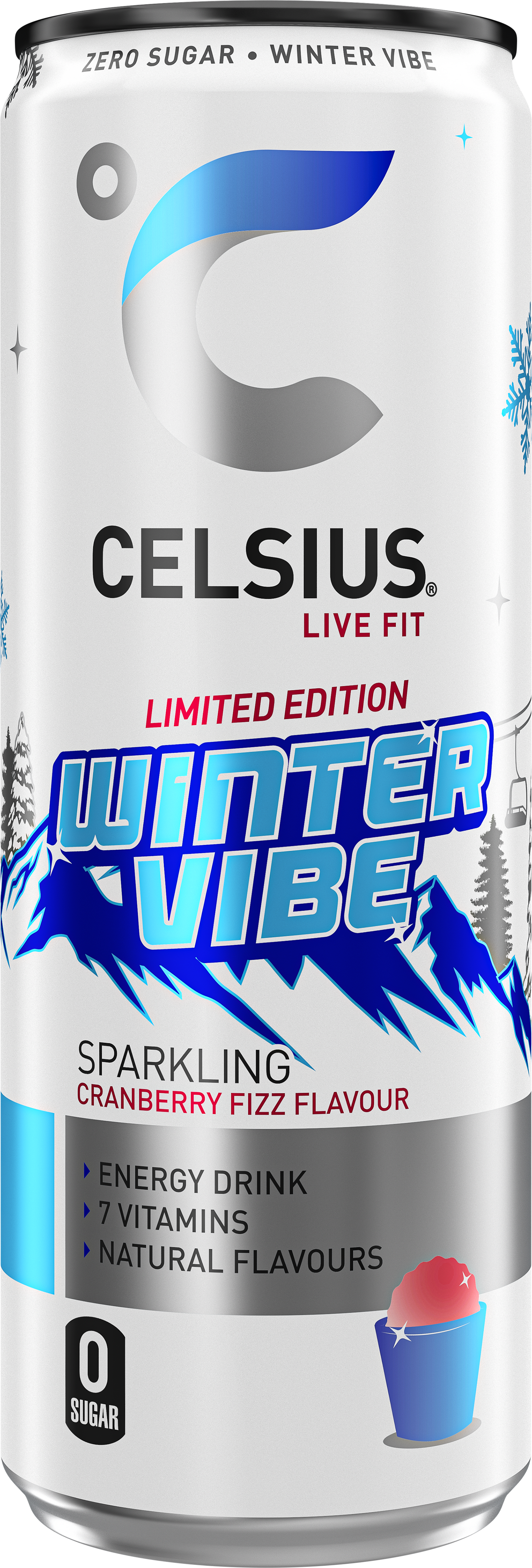 Celsius Winter Vibe energiajuoma 0,355l