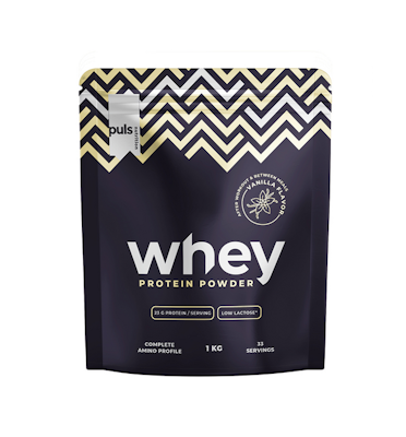 Puls Whey proteiinijuomajauhe 1kg Vanilja