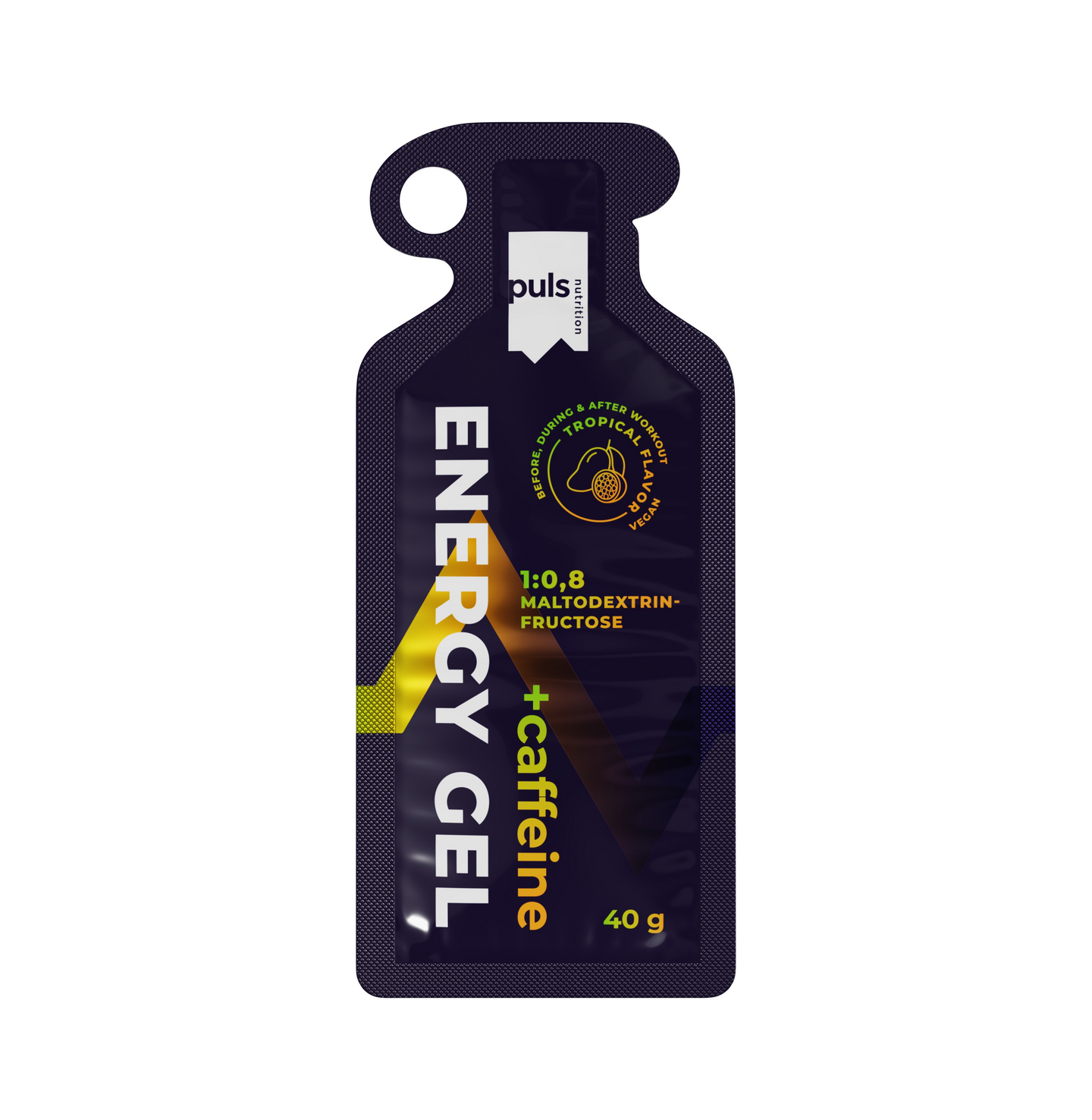 Puls Energiageeli +kofeiini 40g Tropical