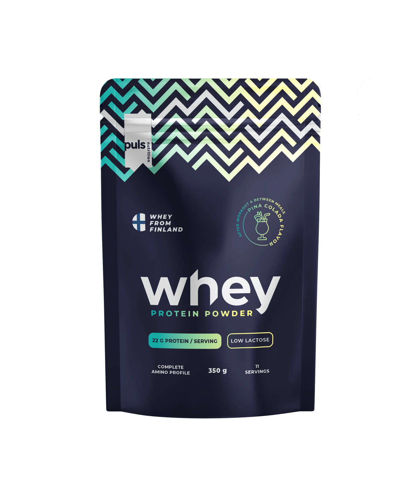 Puls Whey heraproteiinijauhe 350g pina colada