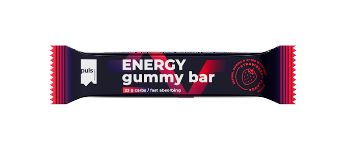 Puls gummy energiapatukka 30g mansikka