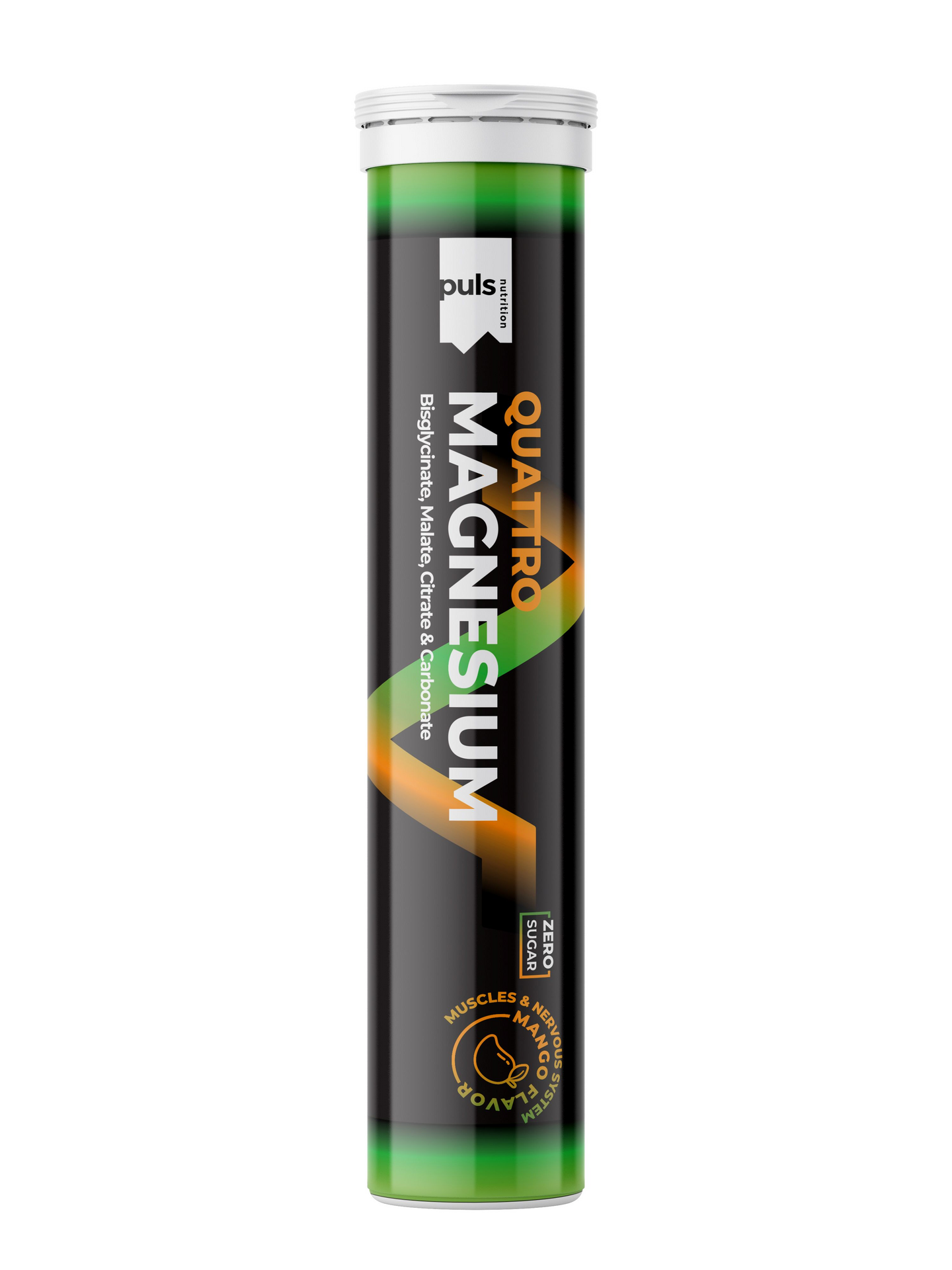 PULS Nutrition Quattro magnesium poretabletti Mango 20kpl
