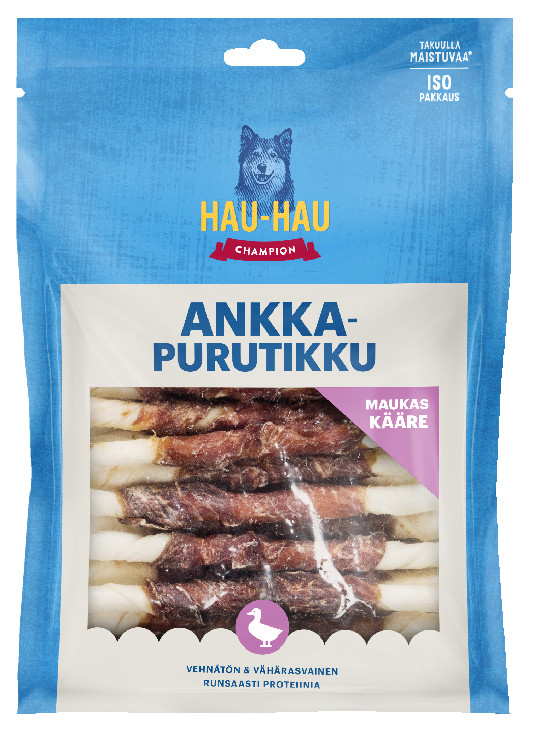 Hau-Hau Champion herkkuluut ankkapurutikku 45kpl 400g