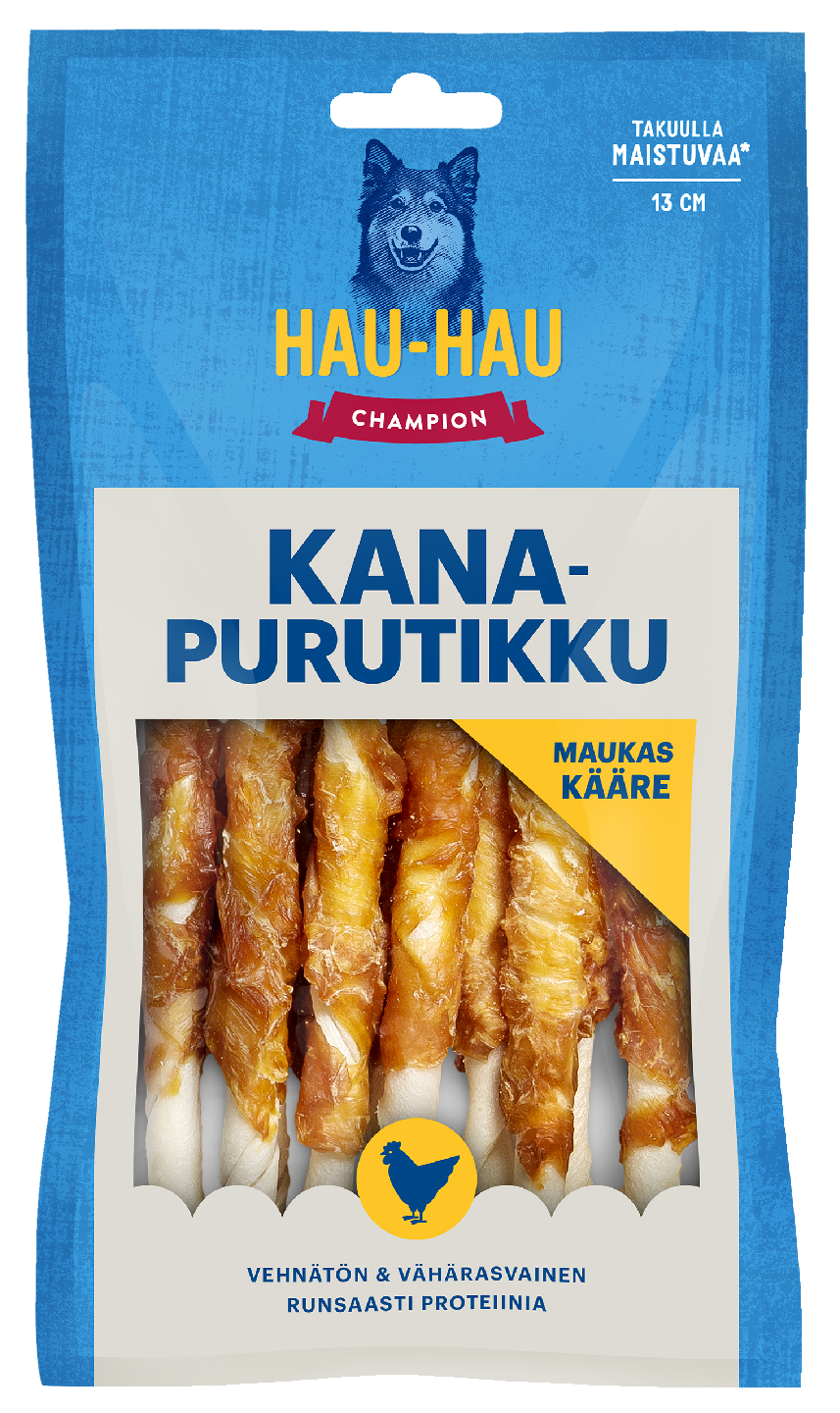 Hau-Hau Champion puruluut purutikku 11kpl 100g kana