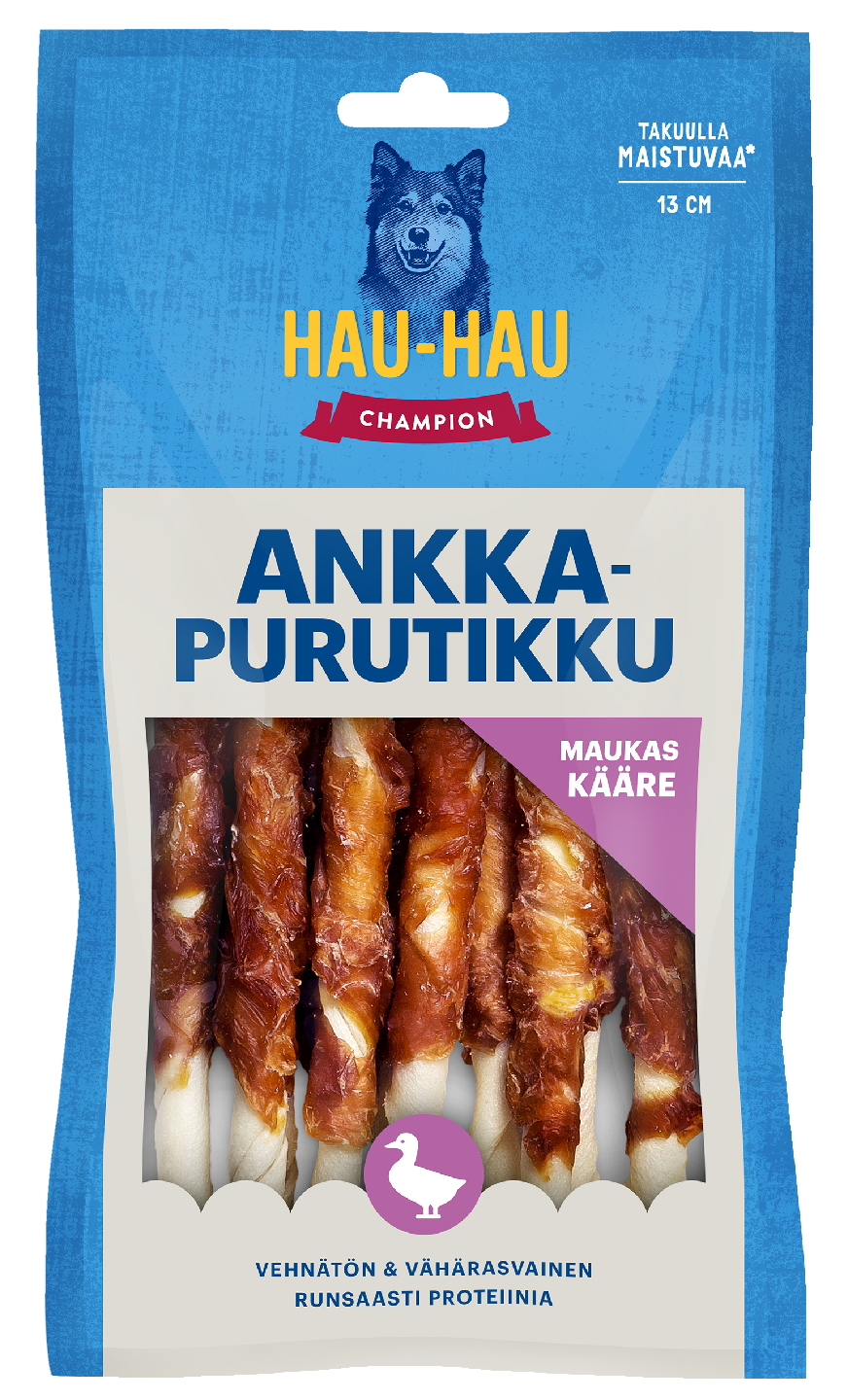 Hau-Hau Champion puruluut purutikku 11kpl 100g ankka