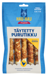 Hau-Hau Champion täytetty purutikku 5kpl 180g