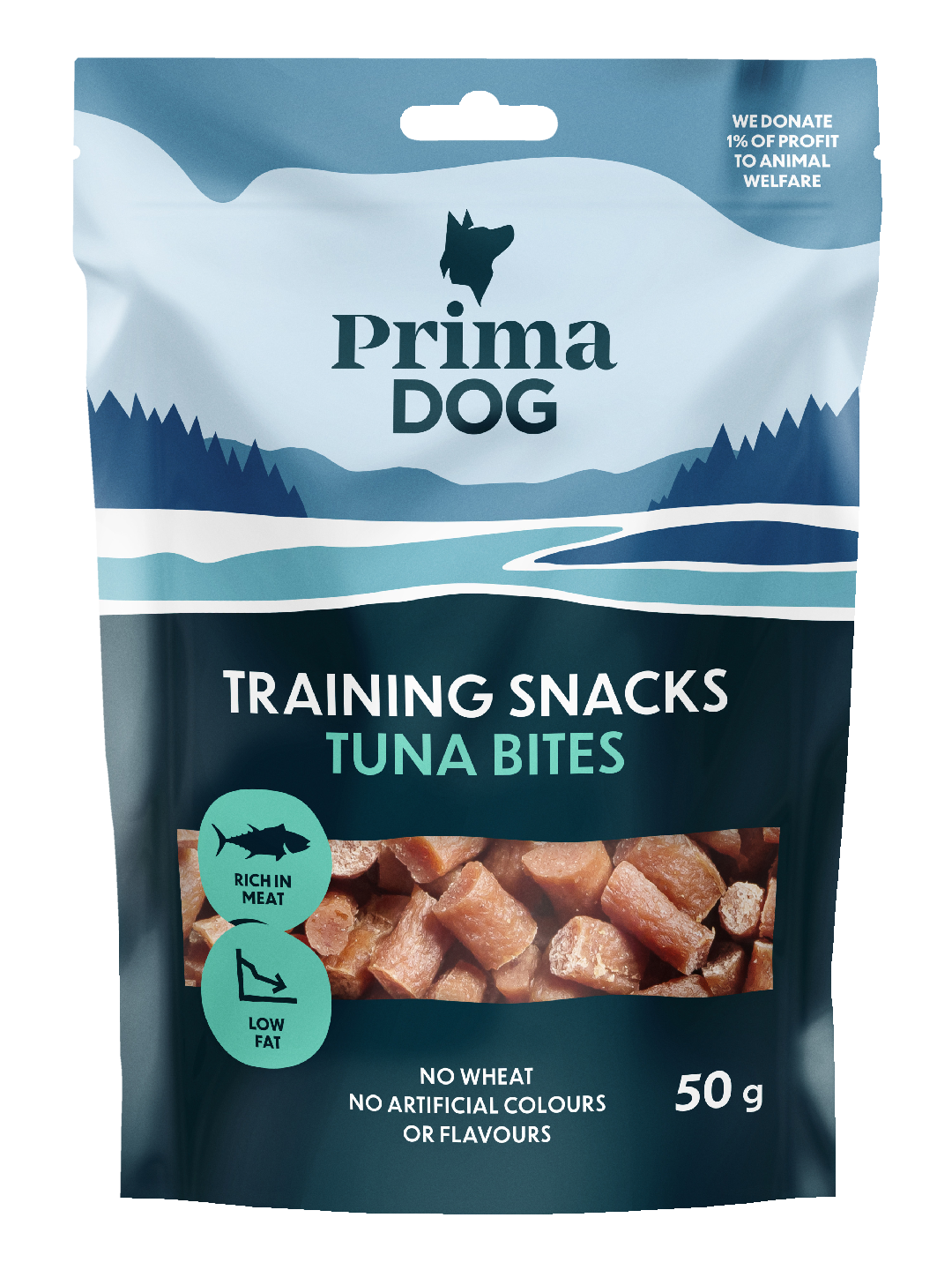 Prima Dog koulutuspala koirille 50g tonnikala