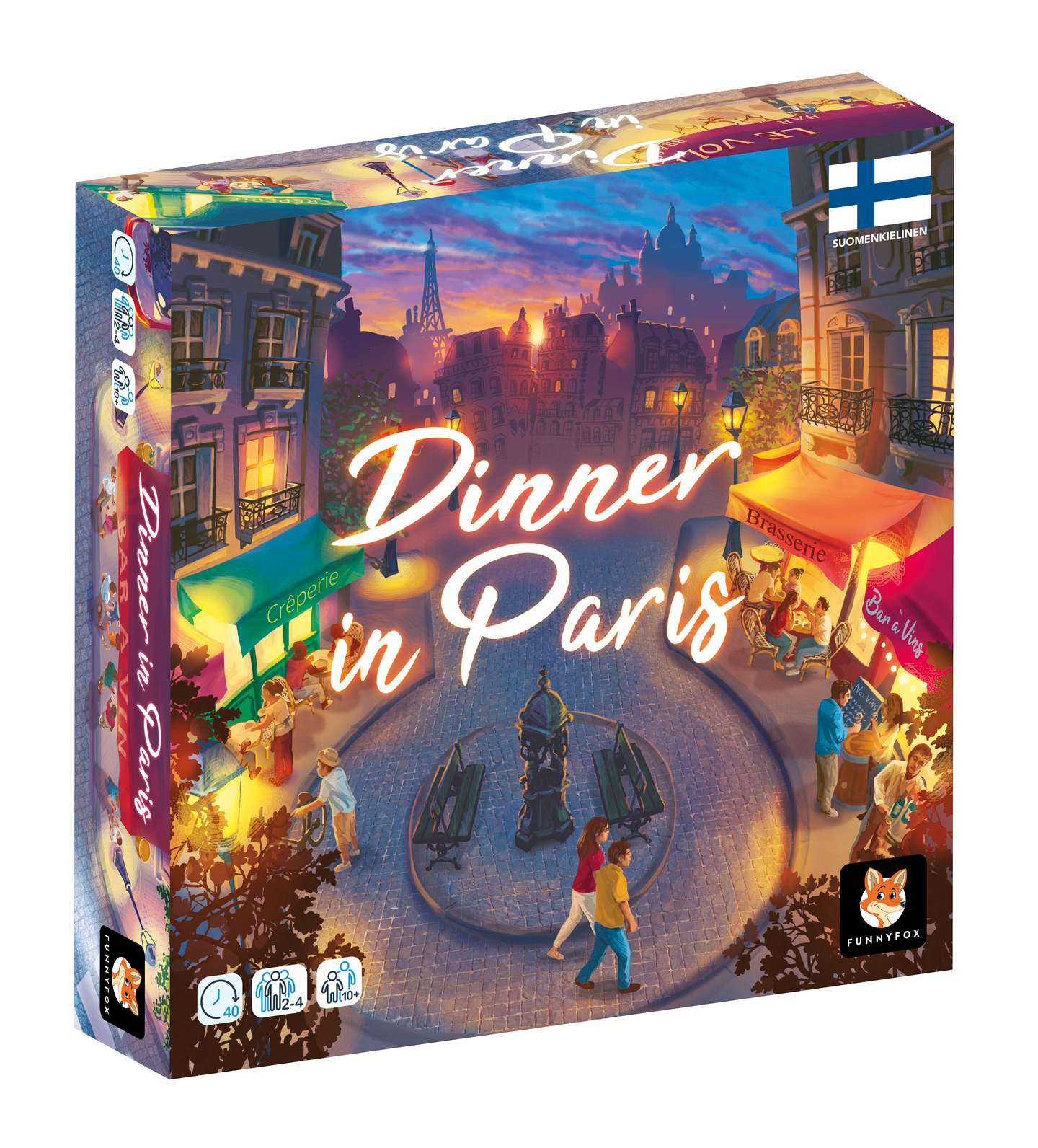 Dinner In Paris - Illallinen Pariisissa -lautapeli