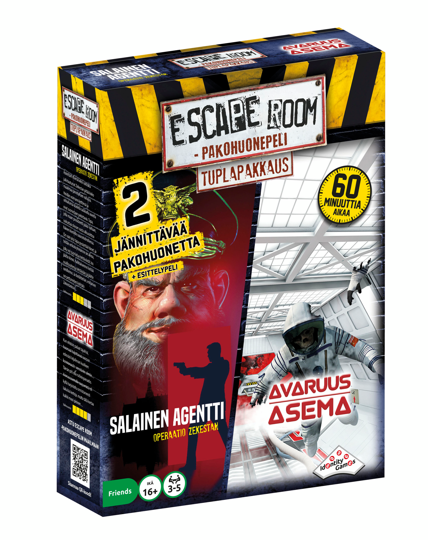 Escape Room - pakohuonepeli Kahden Huoneen Peruspeli