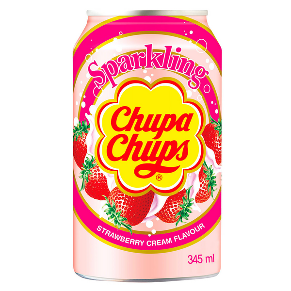 Chupa Chups Strawberry Cream virvoitusjuoma 0,345l