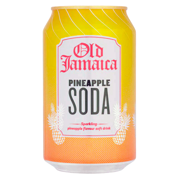 Old Jamaica Pineapple Soda virvoitusjuoma 0,33l KRuoka Verkkokauppa