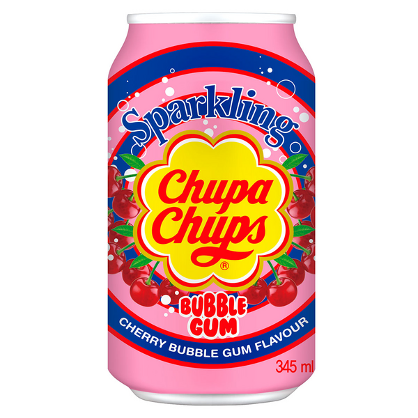 Chupa Chups Cherry Bubble Gum virvoitusjuoma 0,345l