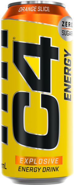 C4 Energy Orange Slice Zero sugar energiajuoma 0,5l