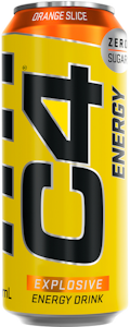 C4 Energy Orange Slice Zero sugar energiajuoma 0,5l