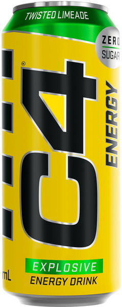 C4 Energy Twisted Limead Zero sugar energiajuoma 0,5l