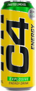 C4 Energy Twisted Limead Zero sugar energiajuoma 0,5l