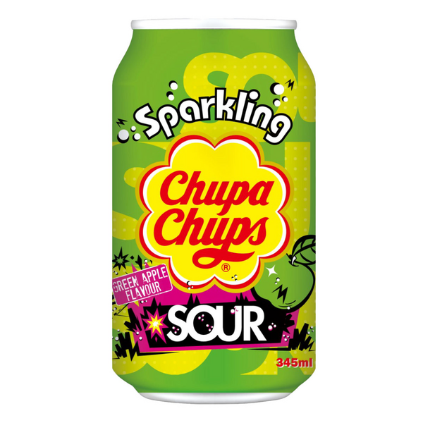 Chupa Chups Sour Green Apple virvoitusjuoma 0,345l