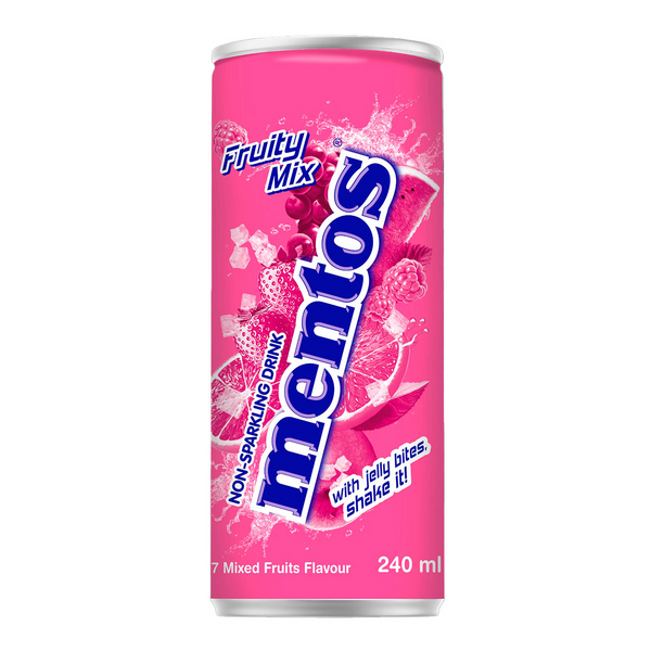 Mentos Fruity Mix hiilihapoton virvoitusjuoma 0,24l