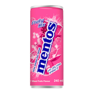 Mentos Fruity Mix hiilihapoton virvoitusjuoma 0,24l