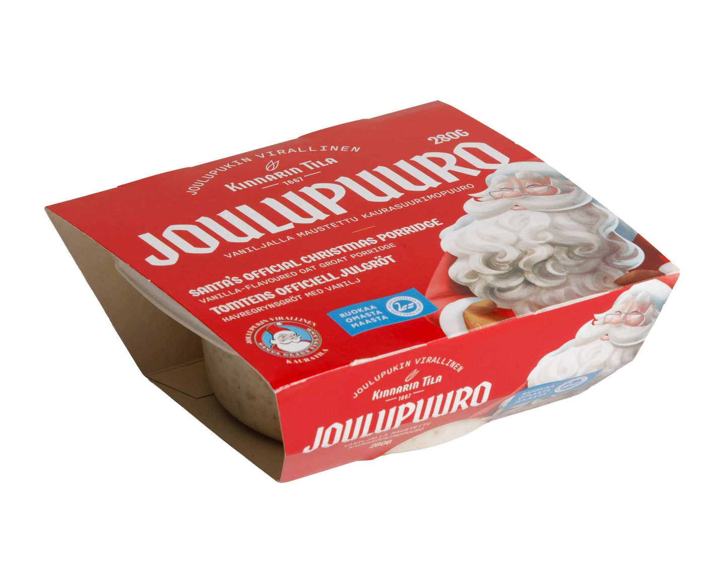 Kinnarin Tila Joulupukin virallinen joulupuuro oman tilan kaurasuurimoista 280g