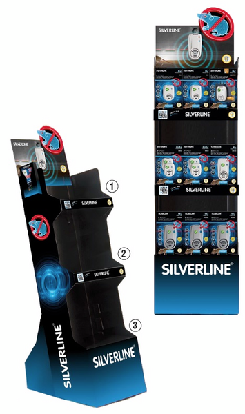 Silverline elektroninen tuholaistorjunta 24kpl display