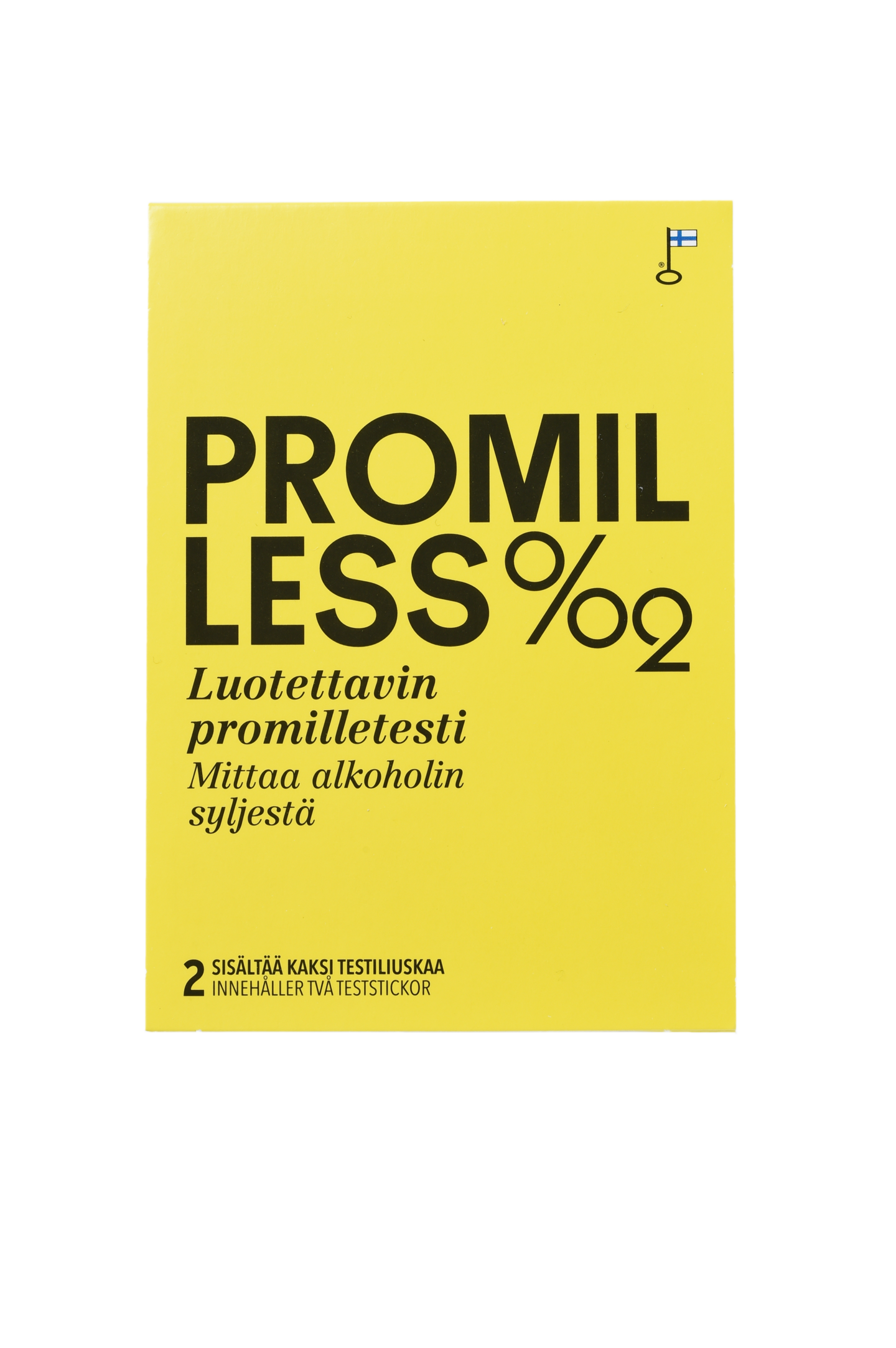 Promilless kertakäyttöinen promilletesti 2kpl