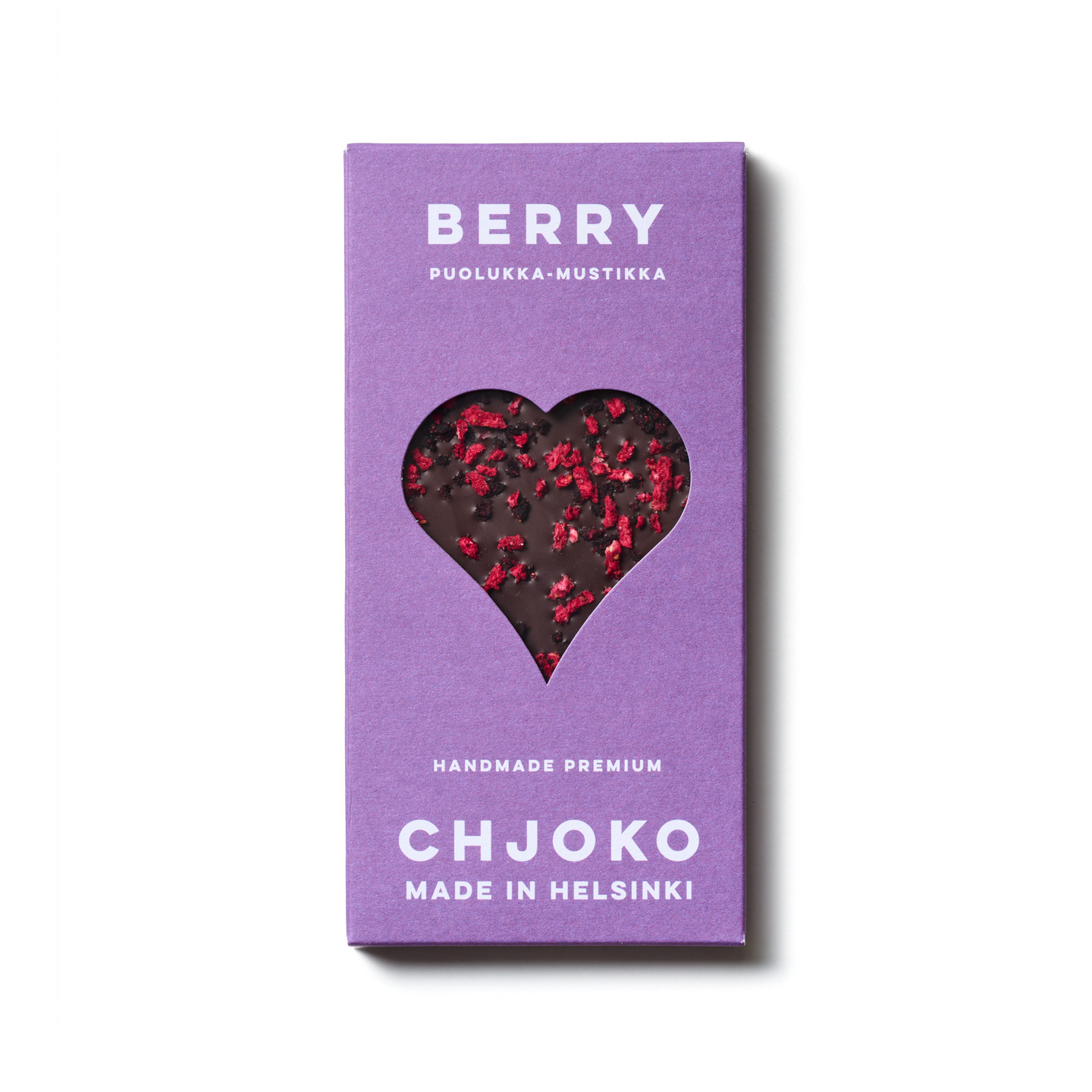 Chjoko Berry tummasuklaa puolukka-mustikka 80g