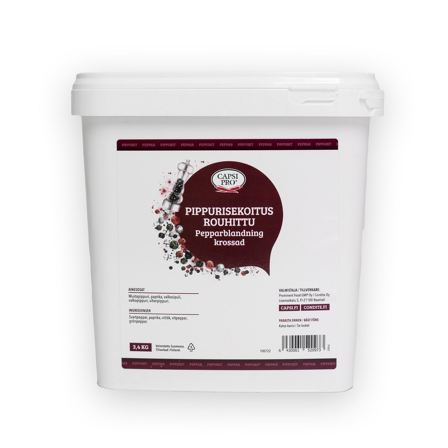 Capsi Pro pippurisekoitus rouhe sanko 3,4 kg